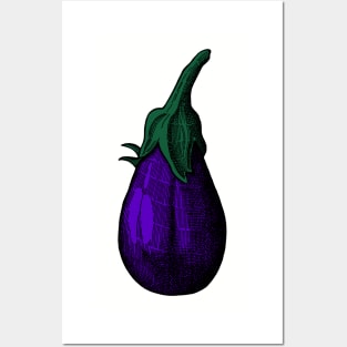 Eggplant Posters and Art